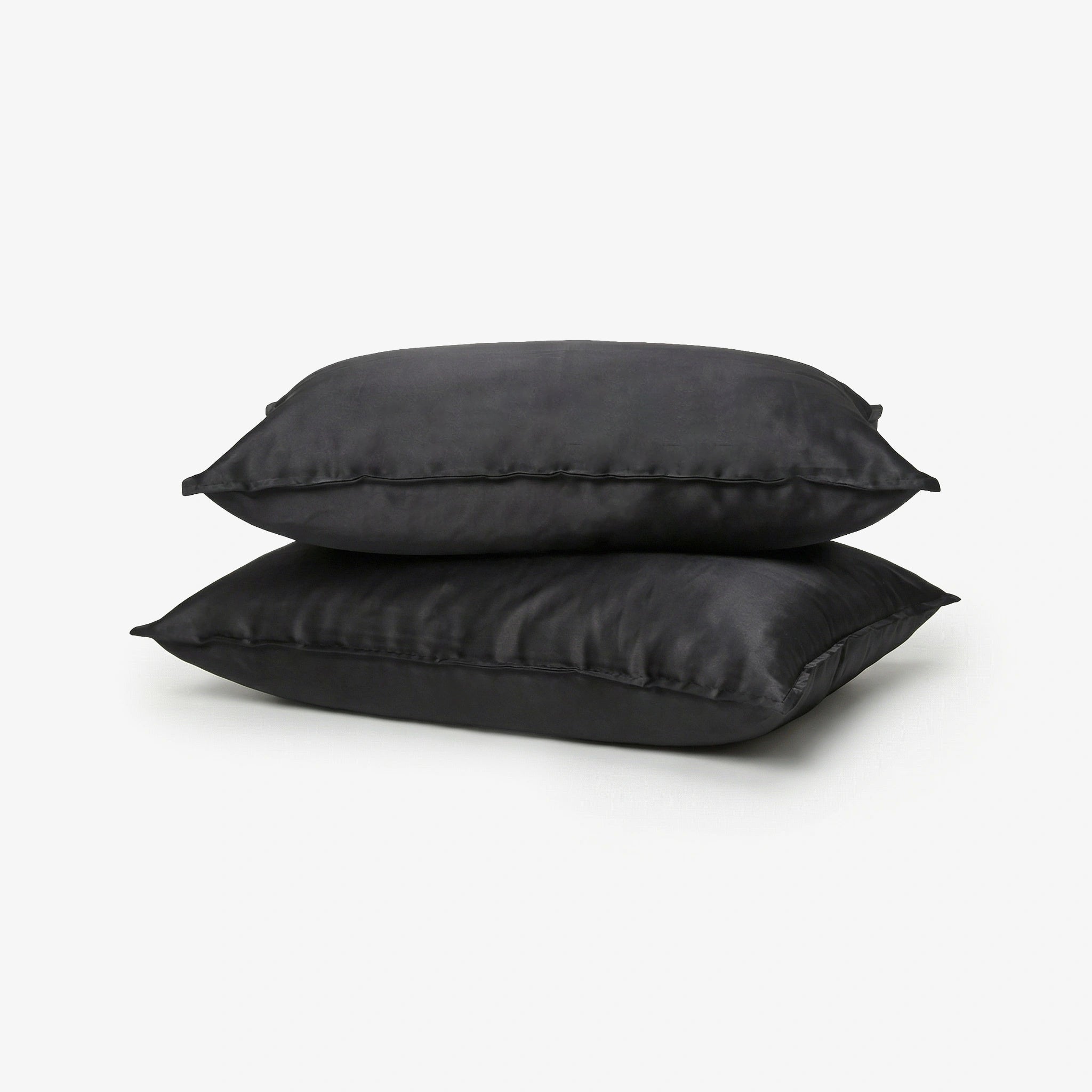 Egyptian Cotton Pillow Covers- Set Of 2 - Raven