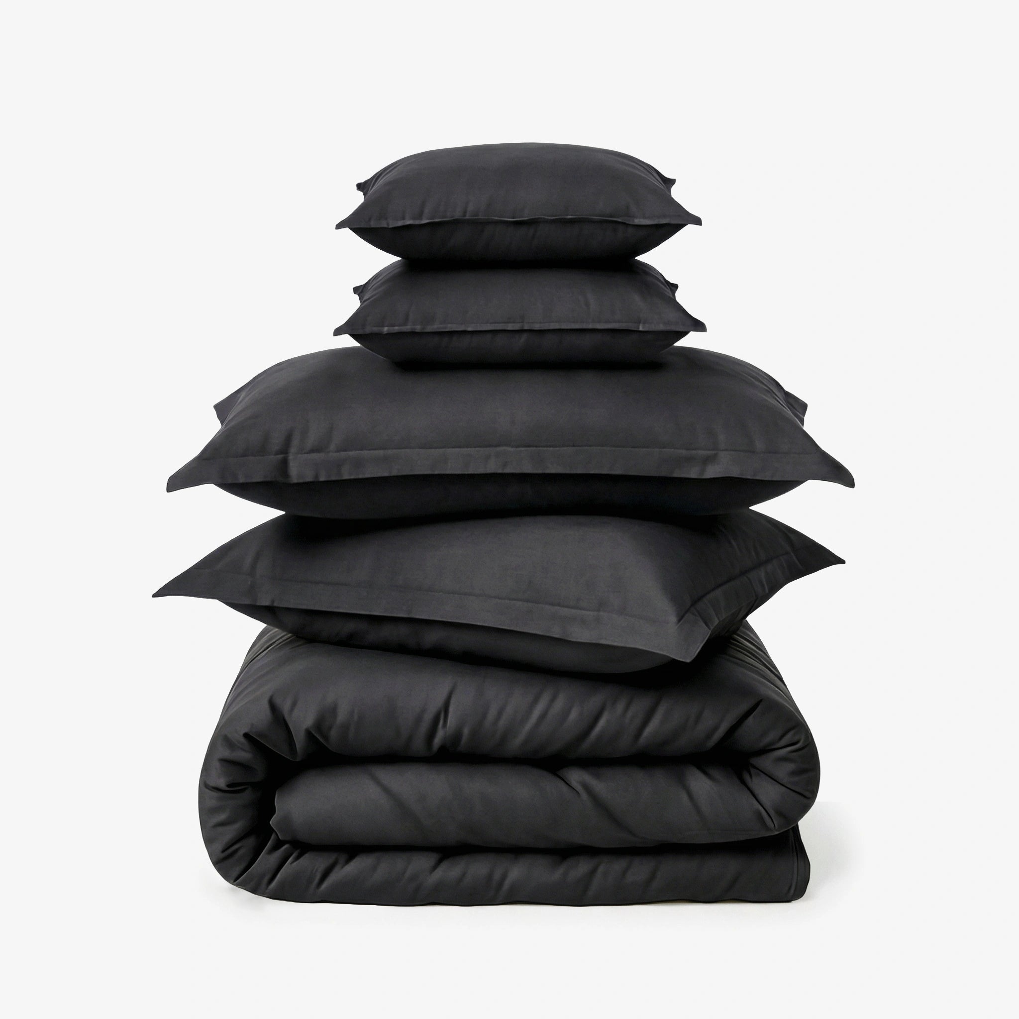 Zarf Egyptian Cotton Bedding Set Of 6 - Raven