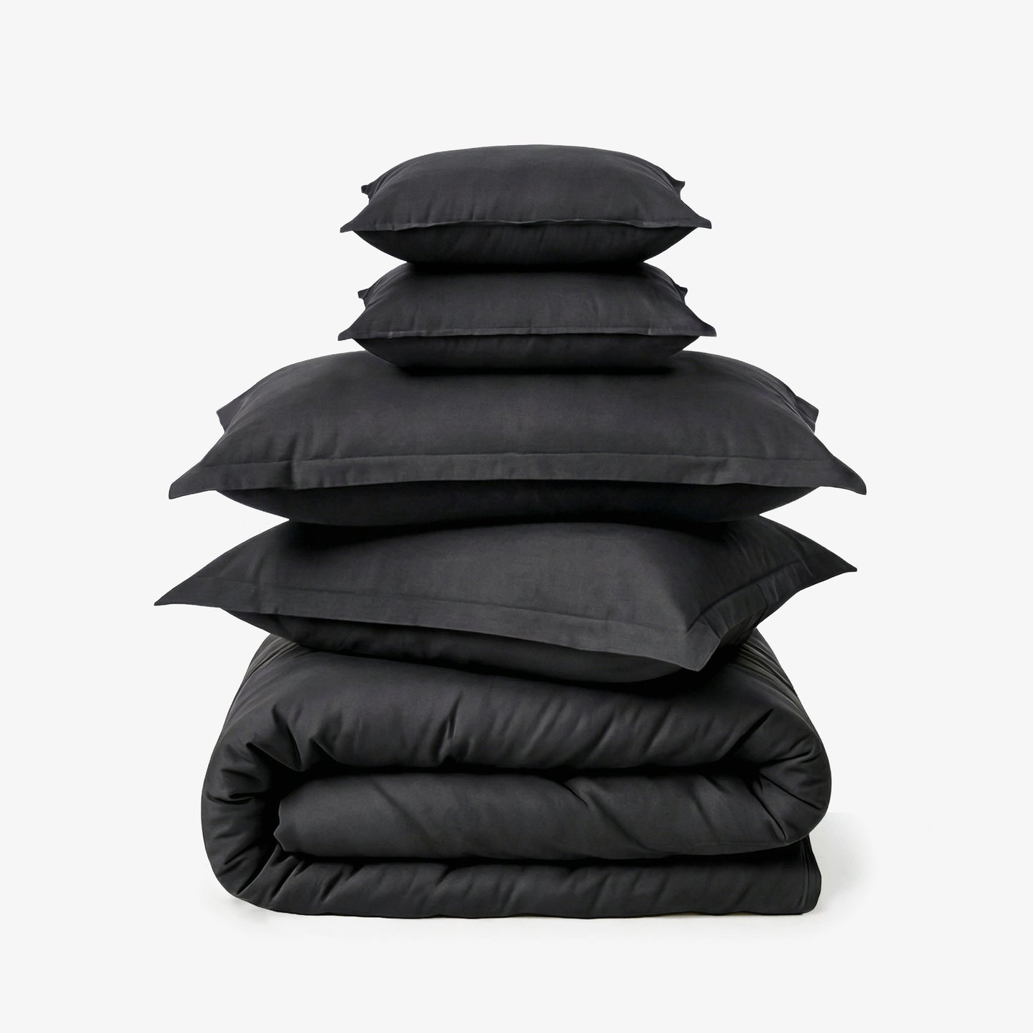 Zarf Egyptian Cotton Bedding Set Of 6 - Raven