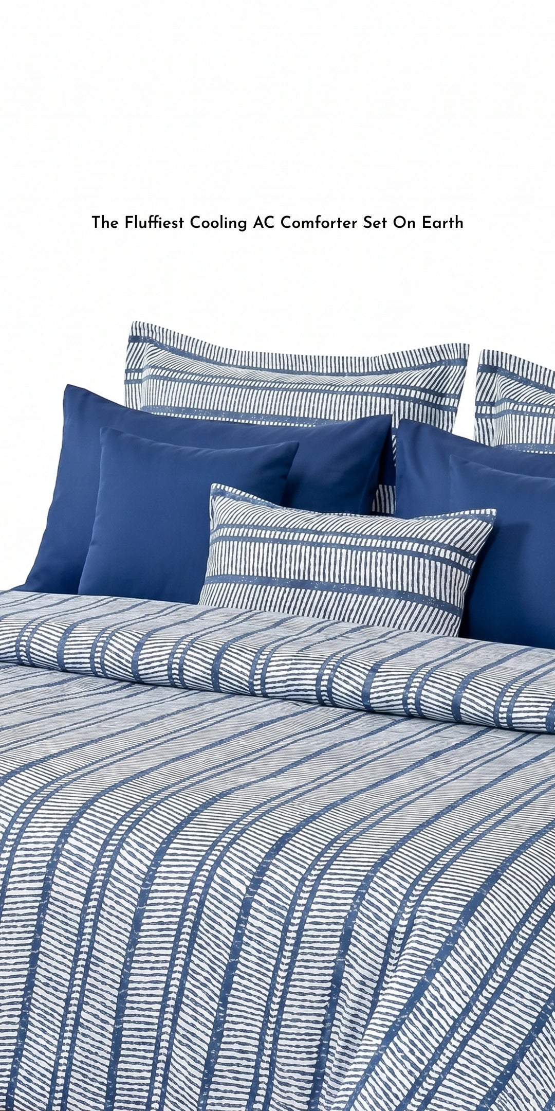 Zarf AC Comforter Bedding Set Of 9 - Reef