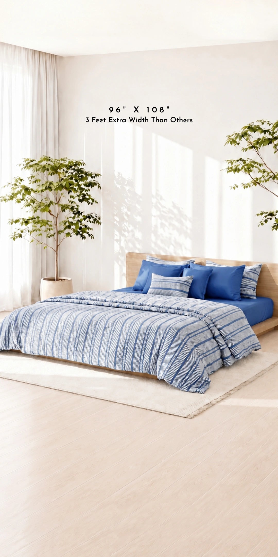 Zarf AC Comforter Bedding Set Of 9 - Reef