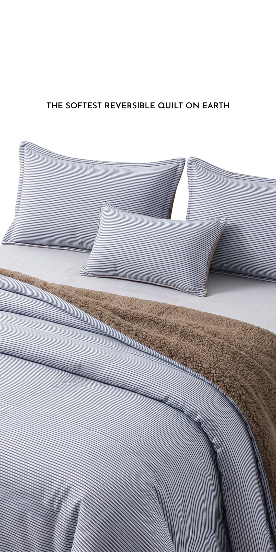 Zarf Reversible Quilt For Single Size Bed With 2 Pillow Covers and 1 Cushion Cover - Rigato