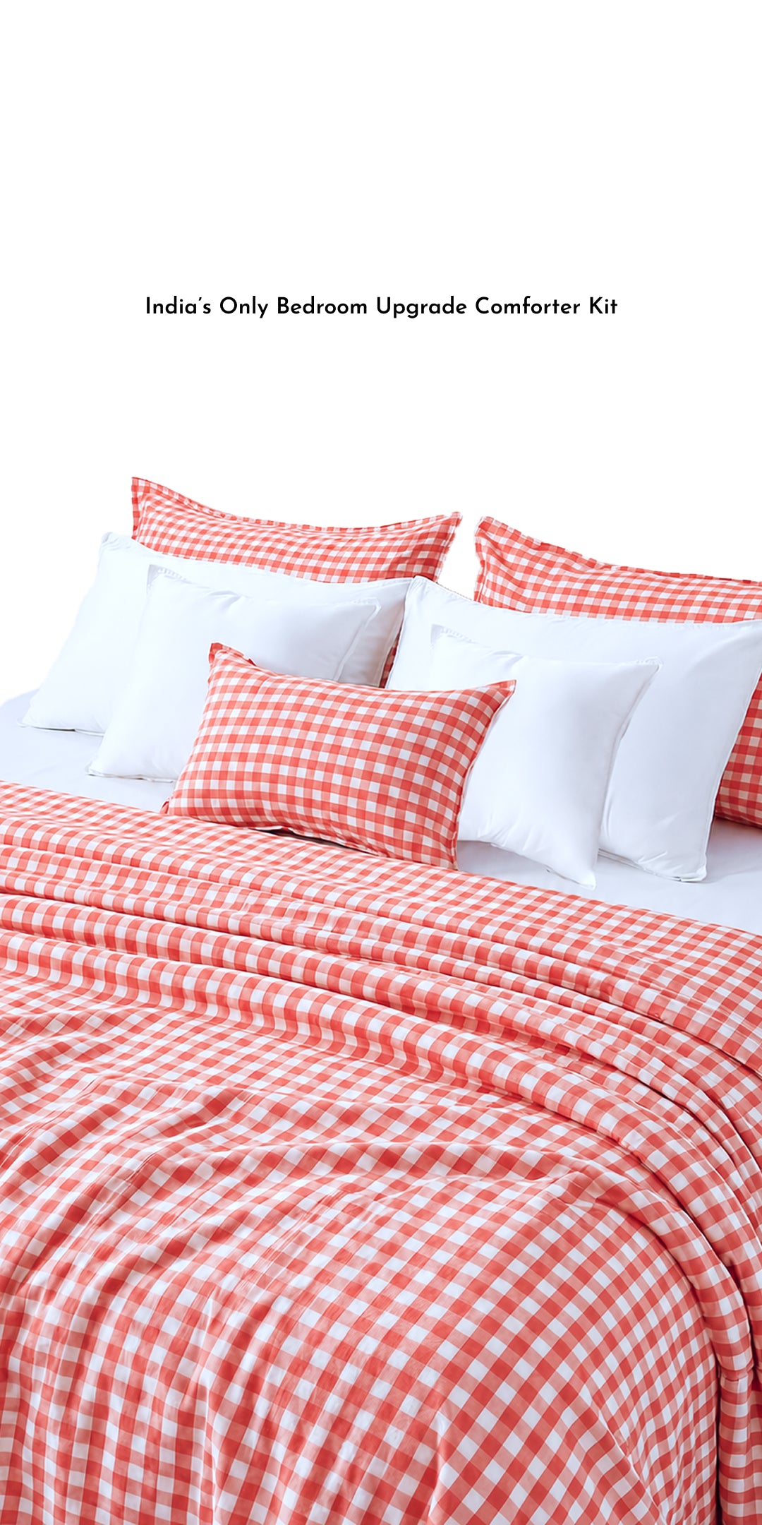 Zarf Linen Blend Bedding Set Of 9 For Single Size Bed - Rosabelle