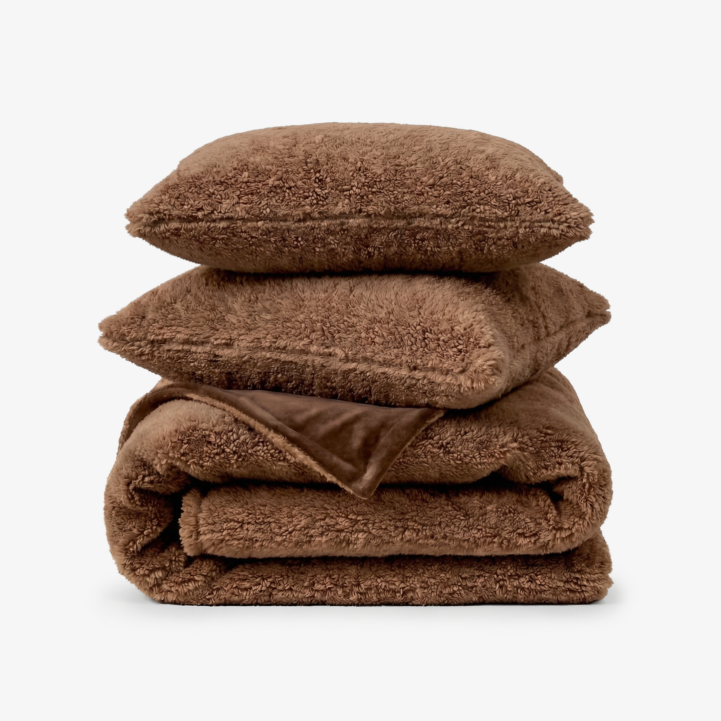 Zarf Reversible AC Blanket For Single Size Bed With Two Cushion Covers | AdaptTemp Tech - Rustic Cocoa