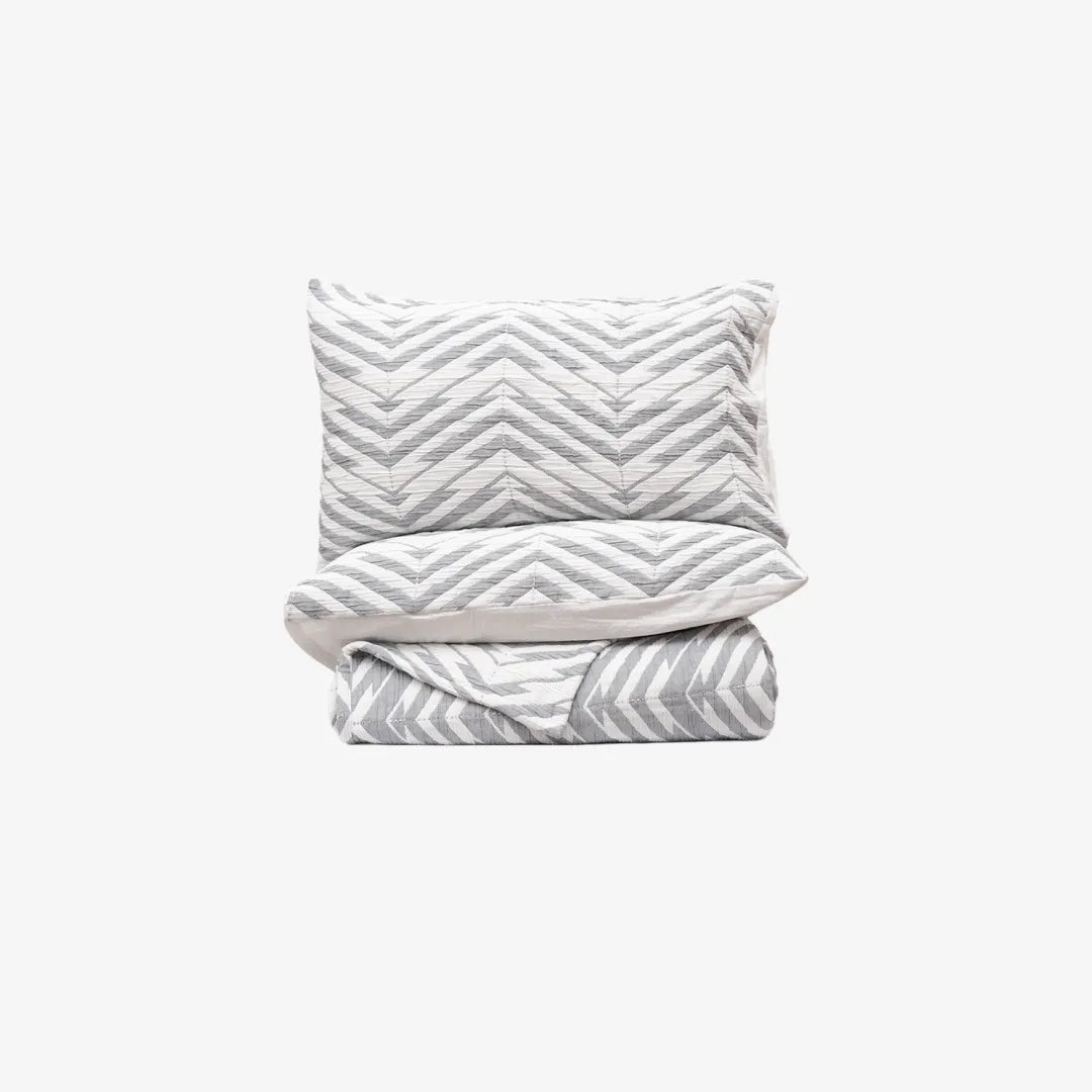 Zarf California King Size Plush Cotton AC Blanket With 2 Pillow Cases - Sapphire