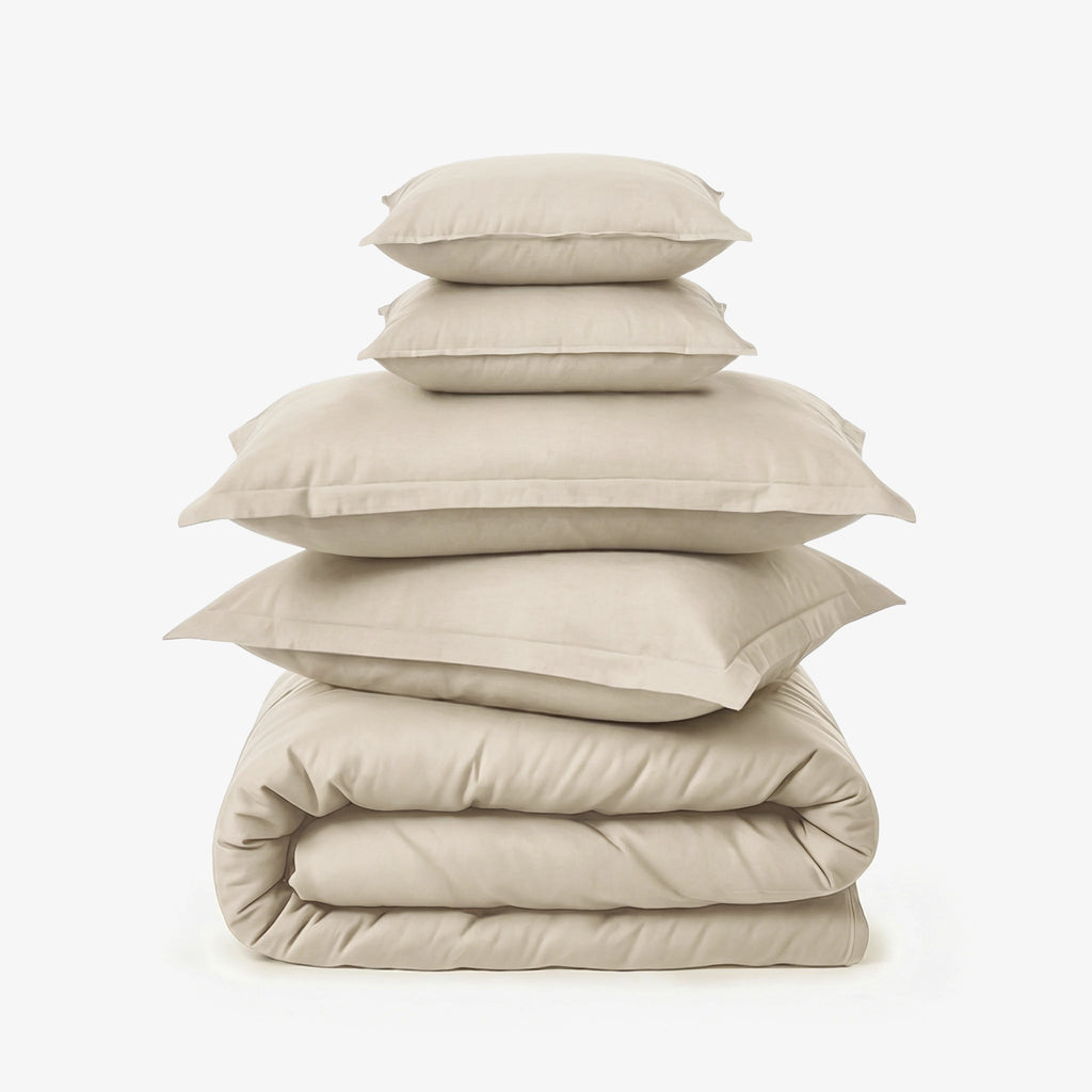ZARF Egyptian Cotton Comforter With 2 Pillowcases & 2 Cushion Covers - Shell