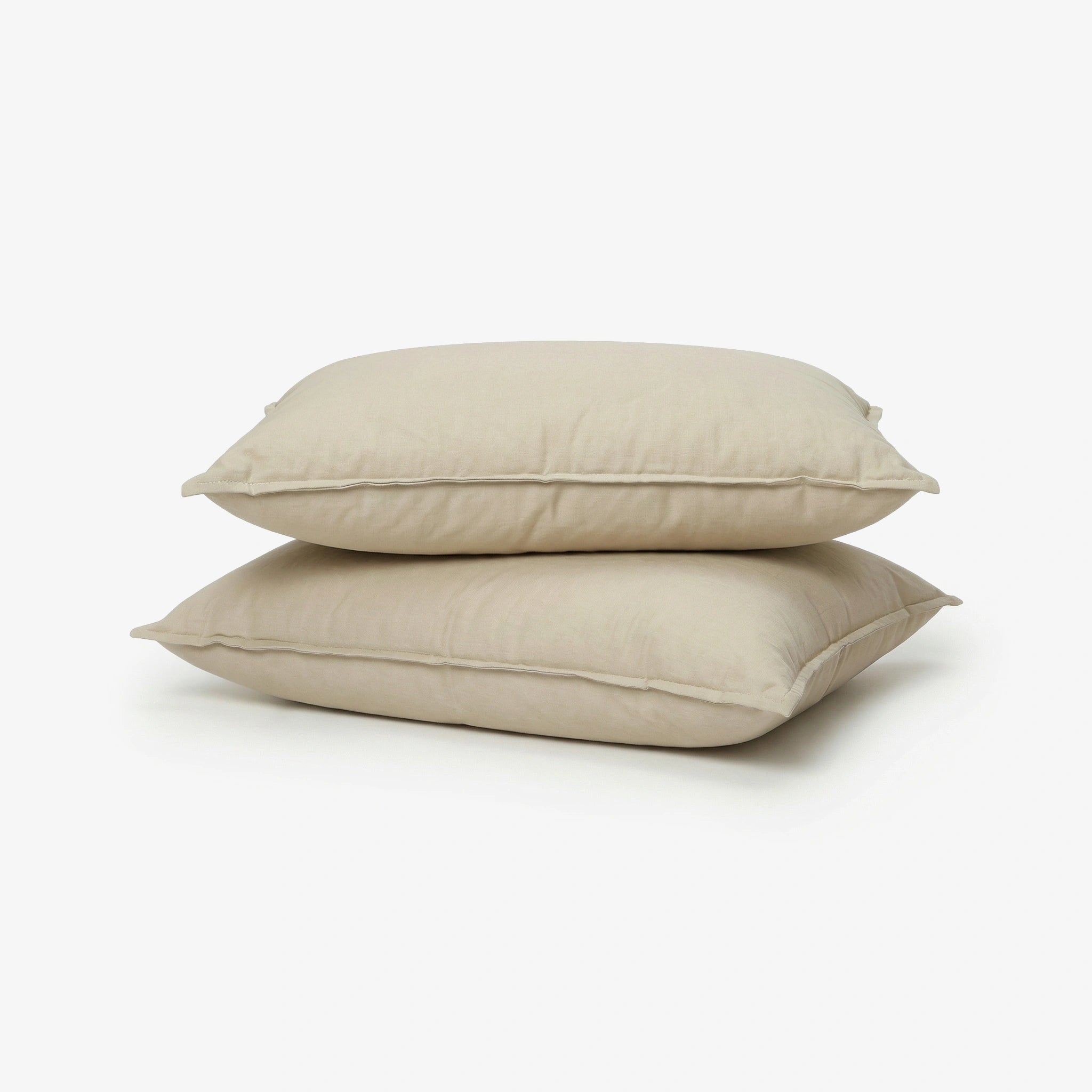 Egyptian Cotton Pillow Covers- Set Of 2 - Shell