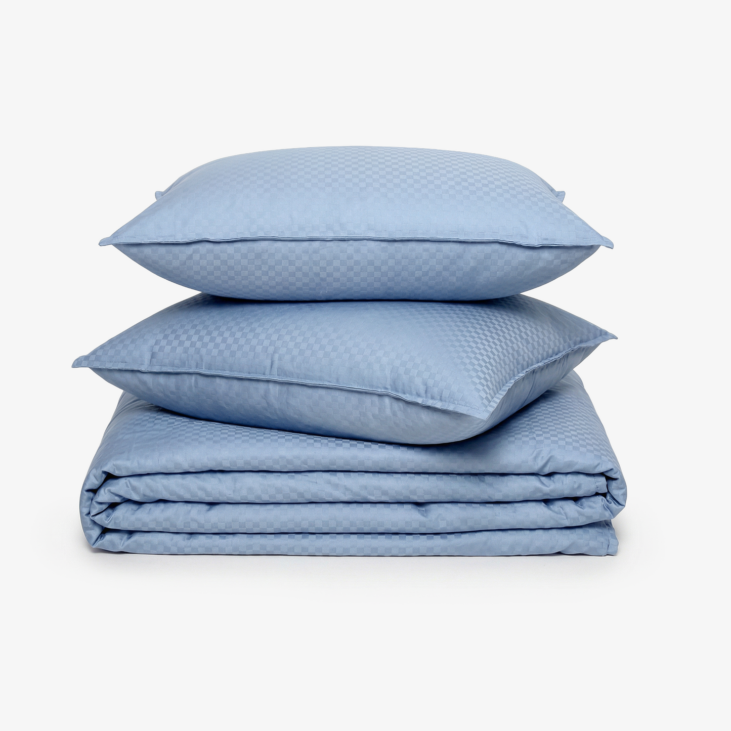 Zeries Egyptian Cotton Jacquard Bedsheets With 2 Pillow Cases & 2 Cushion Covers - Sienna