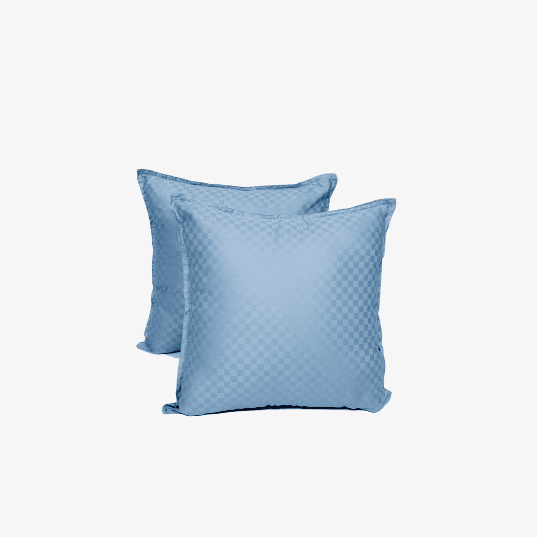 Egyptian Cotton Cushion Covers- Set Of 2 - Sienna