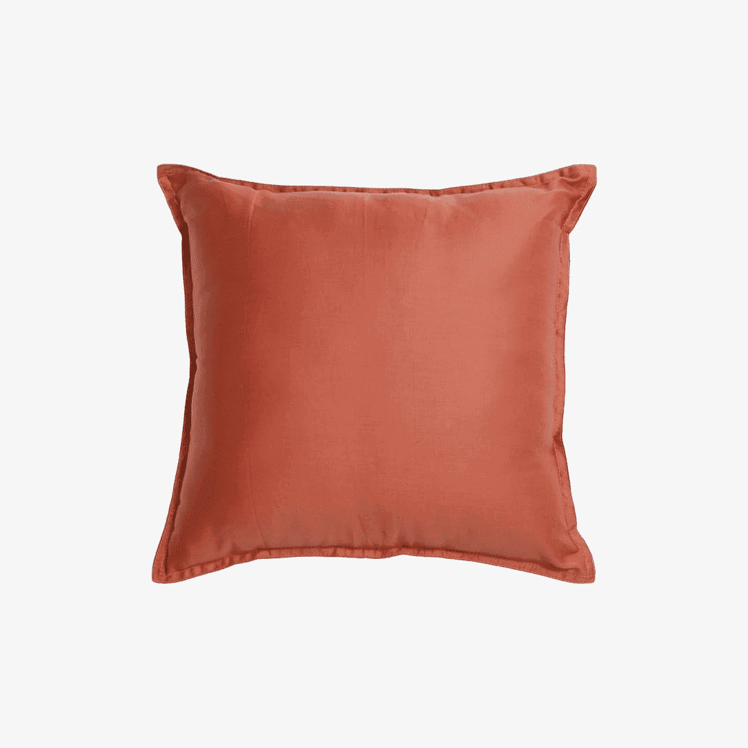 Egyptian Cotton Cushion Covers- Set Of 2 - Terra