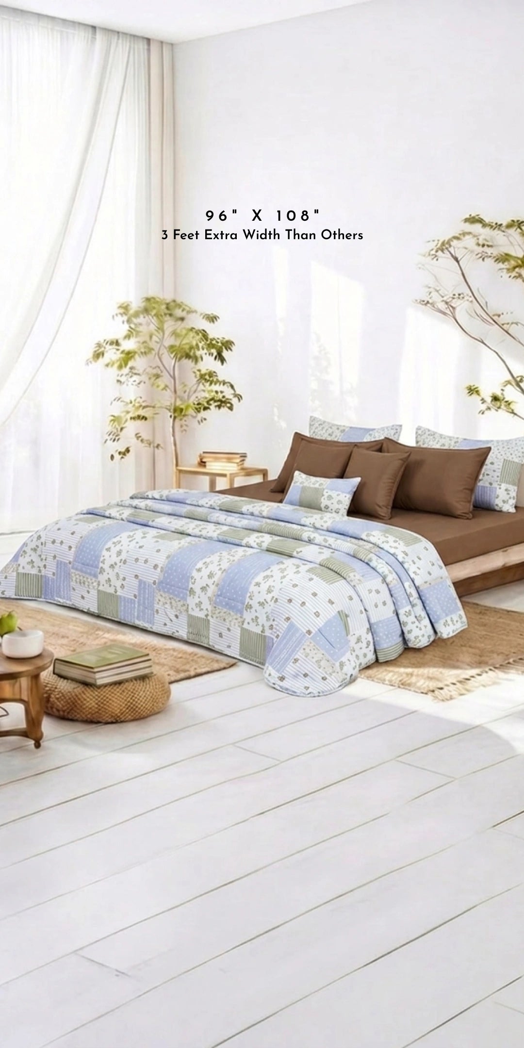 Zarf AC Comforter Bedding Set Of 9 - Vara