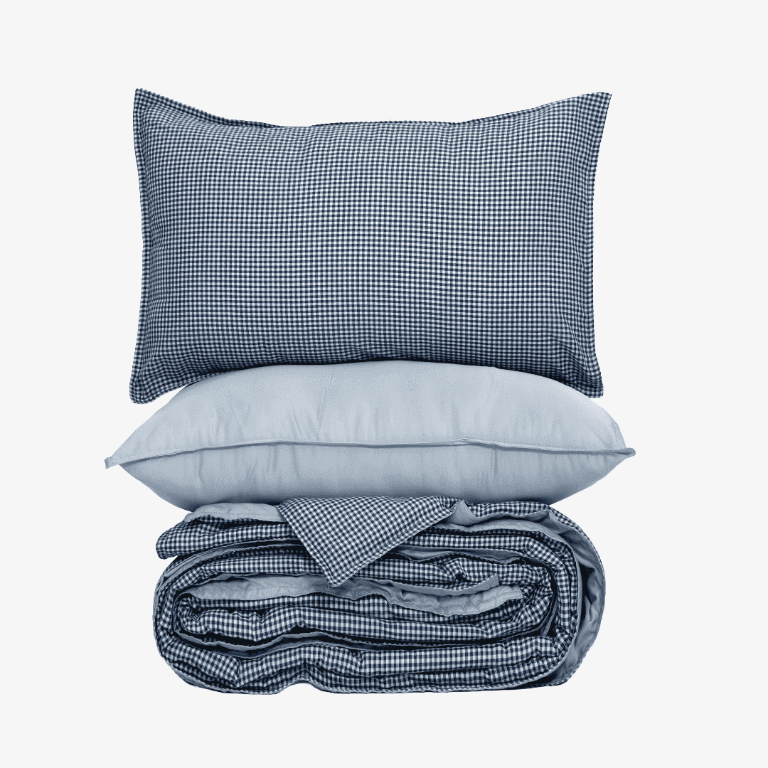Zarf Linen Blend Bedding Set Of 9 - Cambridge