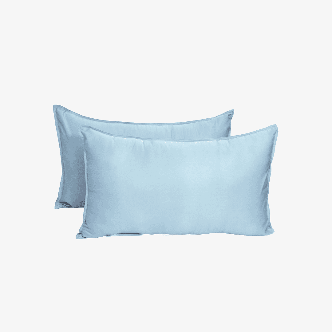 Italian Weave Pillow Covers- Set Of 2 - Skyline