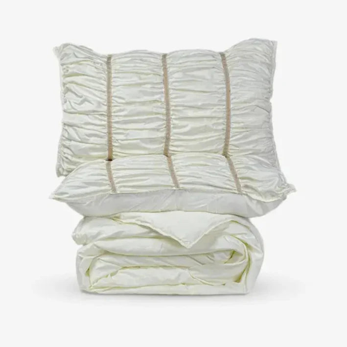 🎁 🎁 ZARF Italian Staple Weave Bedsheet (King Size) - Porcelain