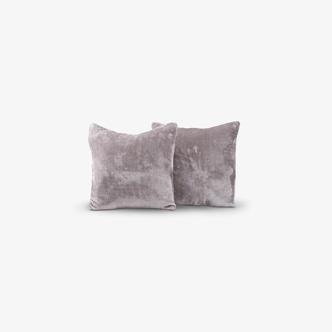 2 luxe Cushion Covers - Frost