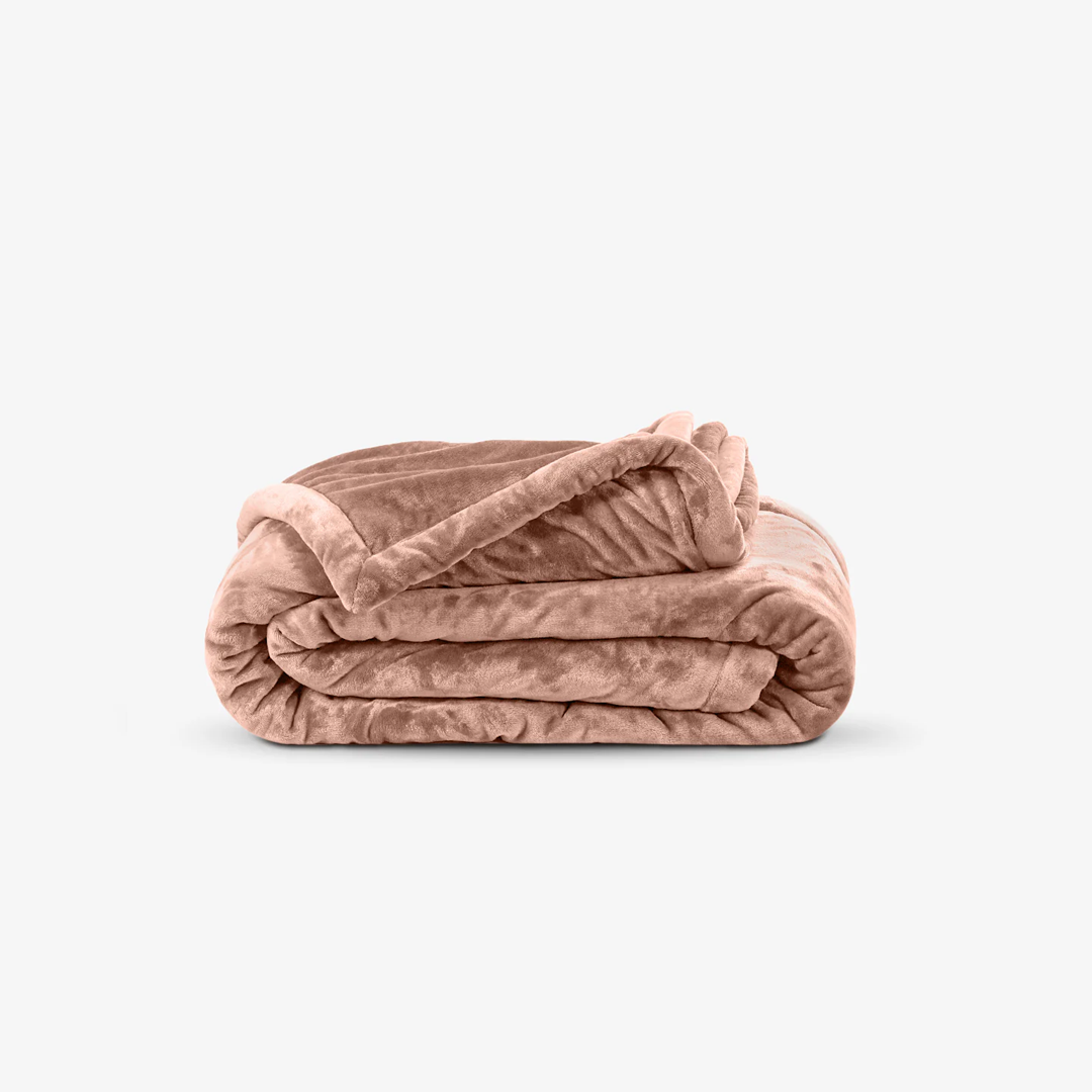 Zarf Ultra-Warm Luxury Winter Blanket With Two Cushion Covers - Roseate