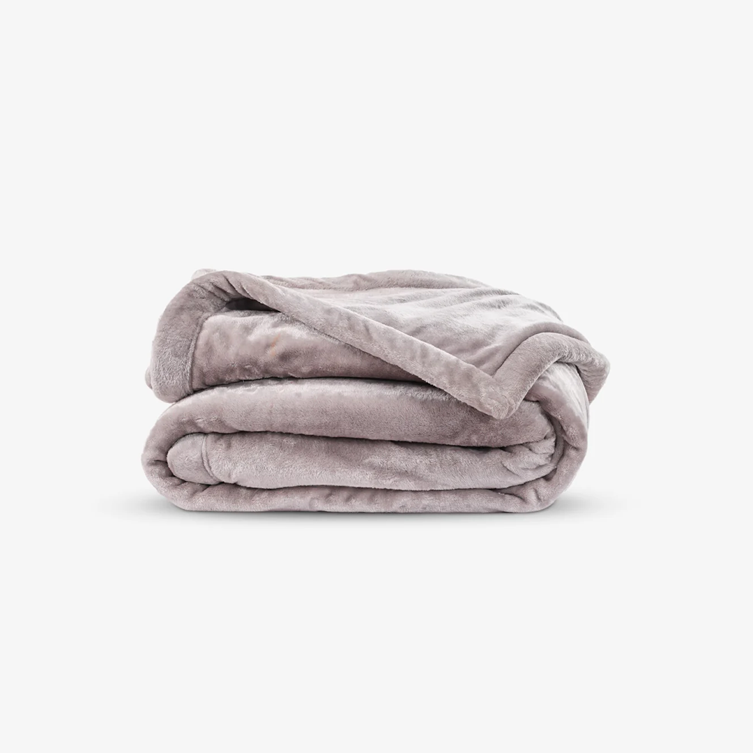 Zarf Ultra-Warm Luxury Winter Blanket With Two Cushion Covers - Heather