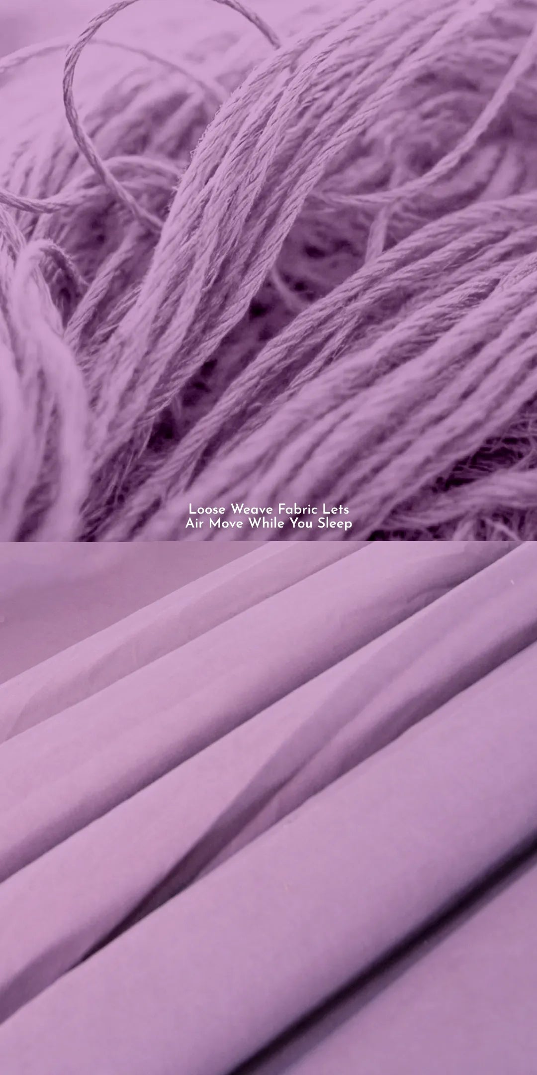 ZARF Italian Staple Weave Comforter With 2 Pillow Covers - Lilac