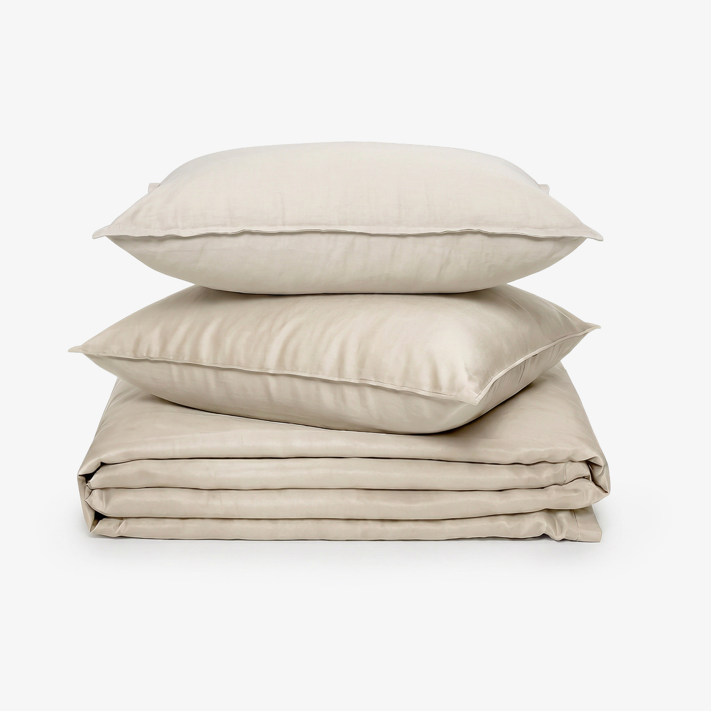 Zeries Egyptian Cotton Bedsheets With 2 Pillow Cases & 2 Cushion Covers - Shell