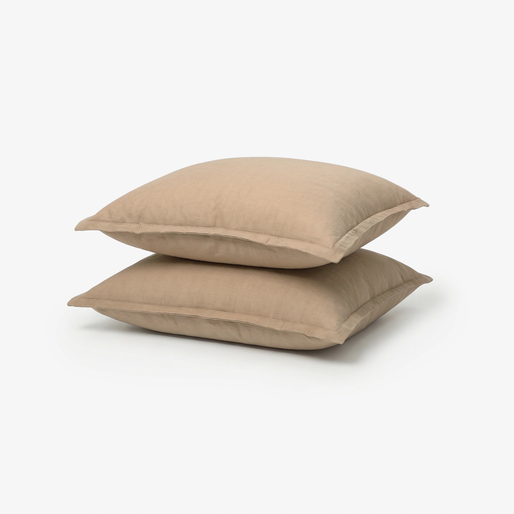 Egyptian Cotton Cushion Covers- Set Of 2 - Walnut