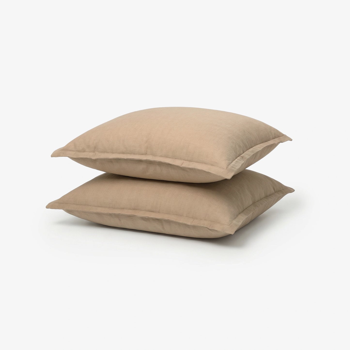 Egyptian Cotton Cushion Covers- Set Of 2 - Walnut