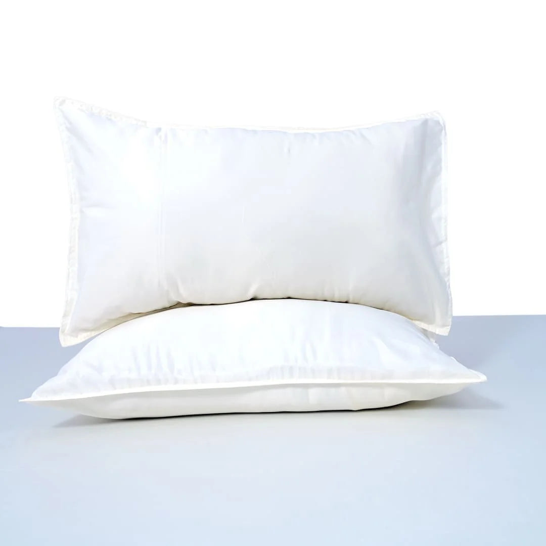 ZARF Italian Staple Weave Bedsheet With 2 Solid Pillowcases - Porcelain